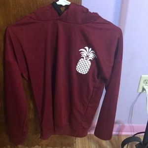 Maroon hoodie